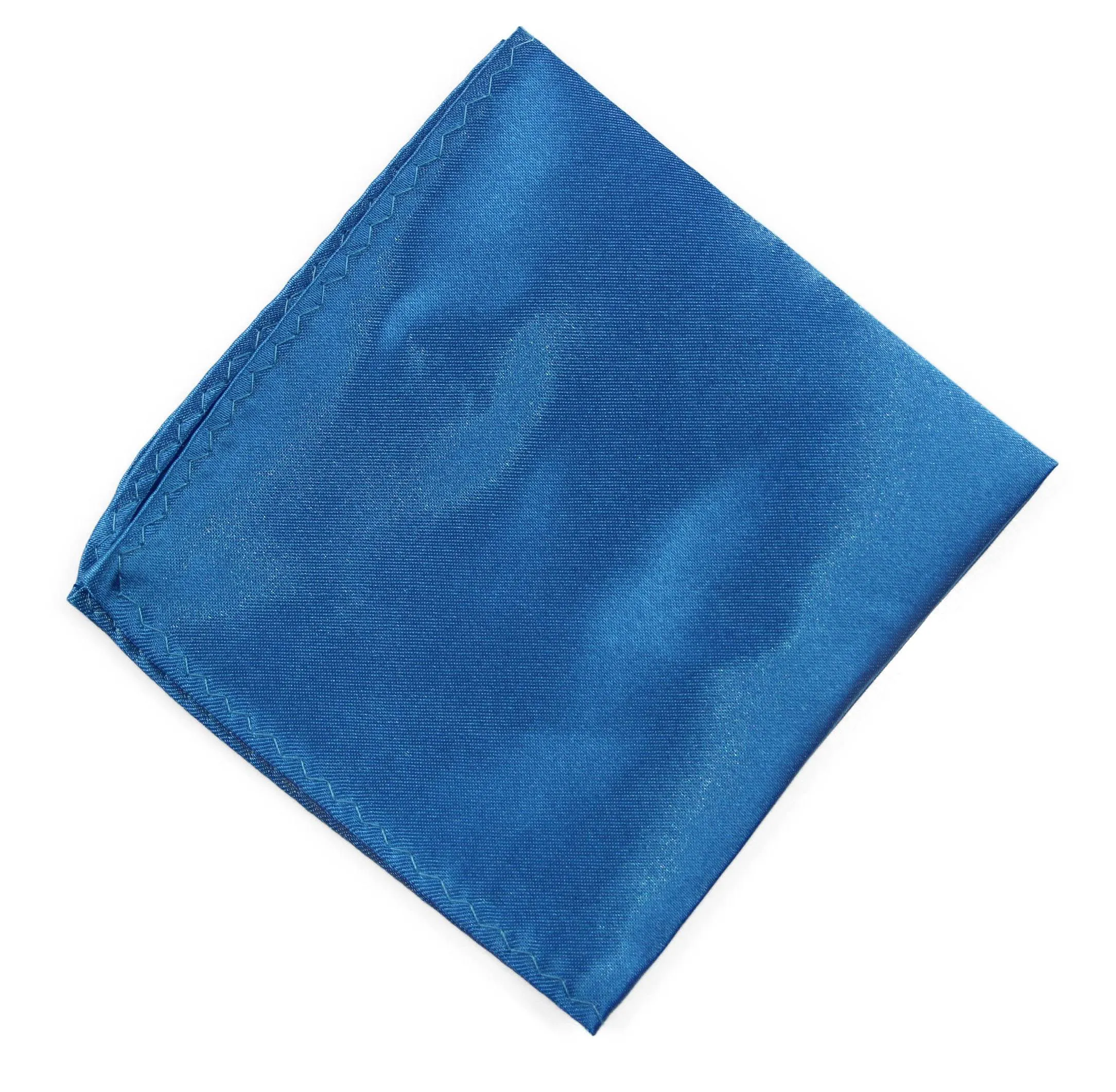 Mens Santorini Blue Pocket Square