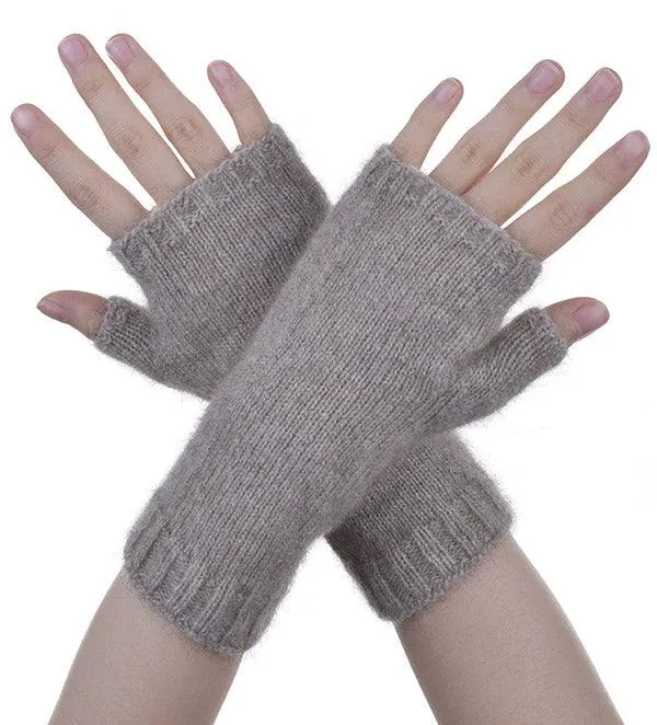 Merino Wool Possumsilk Wrist Warmer Gloves