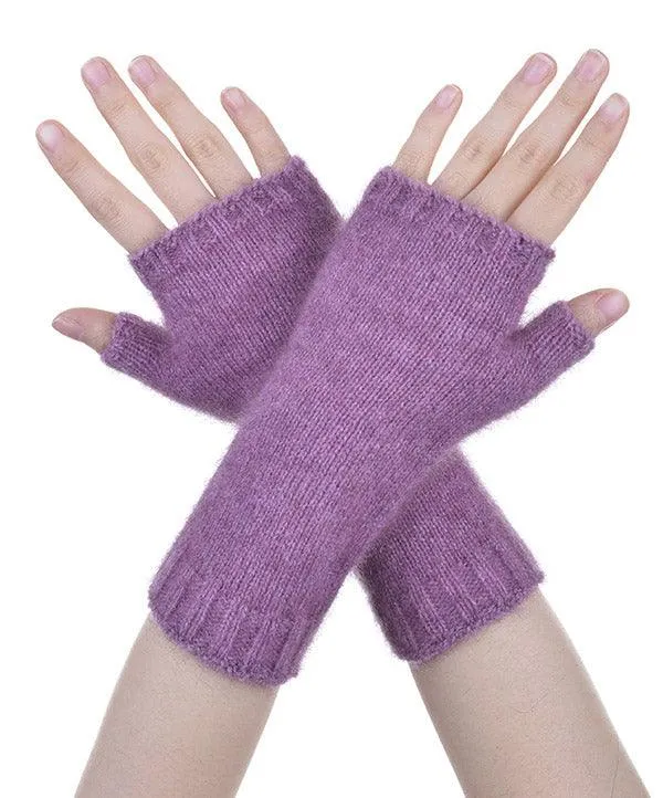 Merino Wool Possumsilk Wrist Warmer Gloves