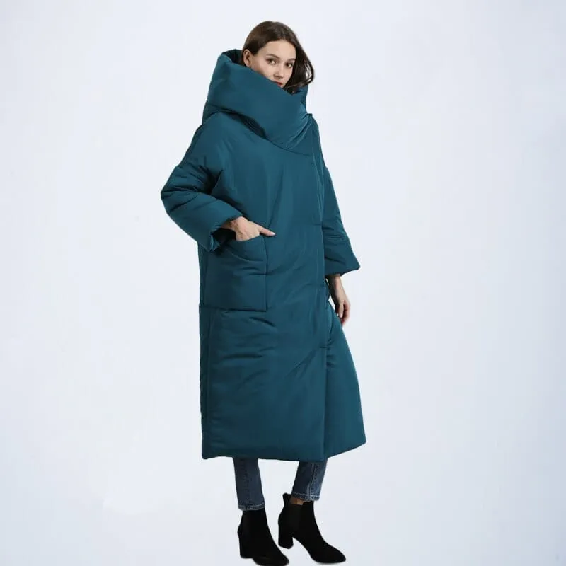 Mia Long Hooded Puffer Coat