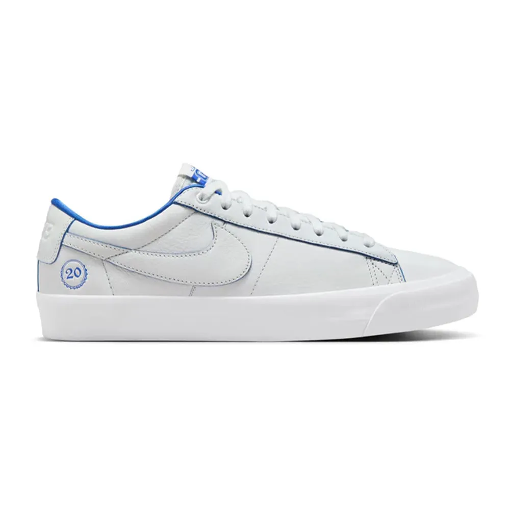 Nike SB - Blazer Low Pro GT Premium (Summit White/Summit White/White/Game Royal)