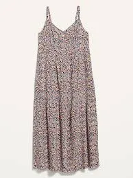 Old Navy Womens Blue and Pink Dress