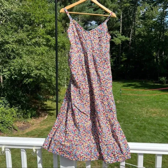 Old Navy Womens Blue and Pink Dress