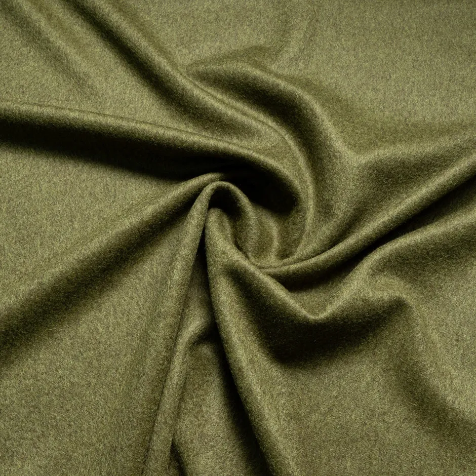 Olive Green Pure Cashmere Suiting