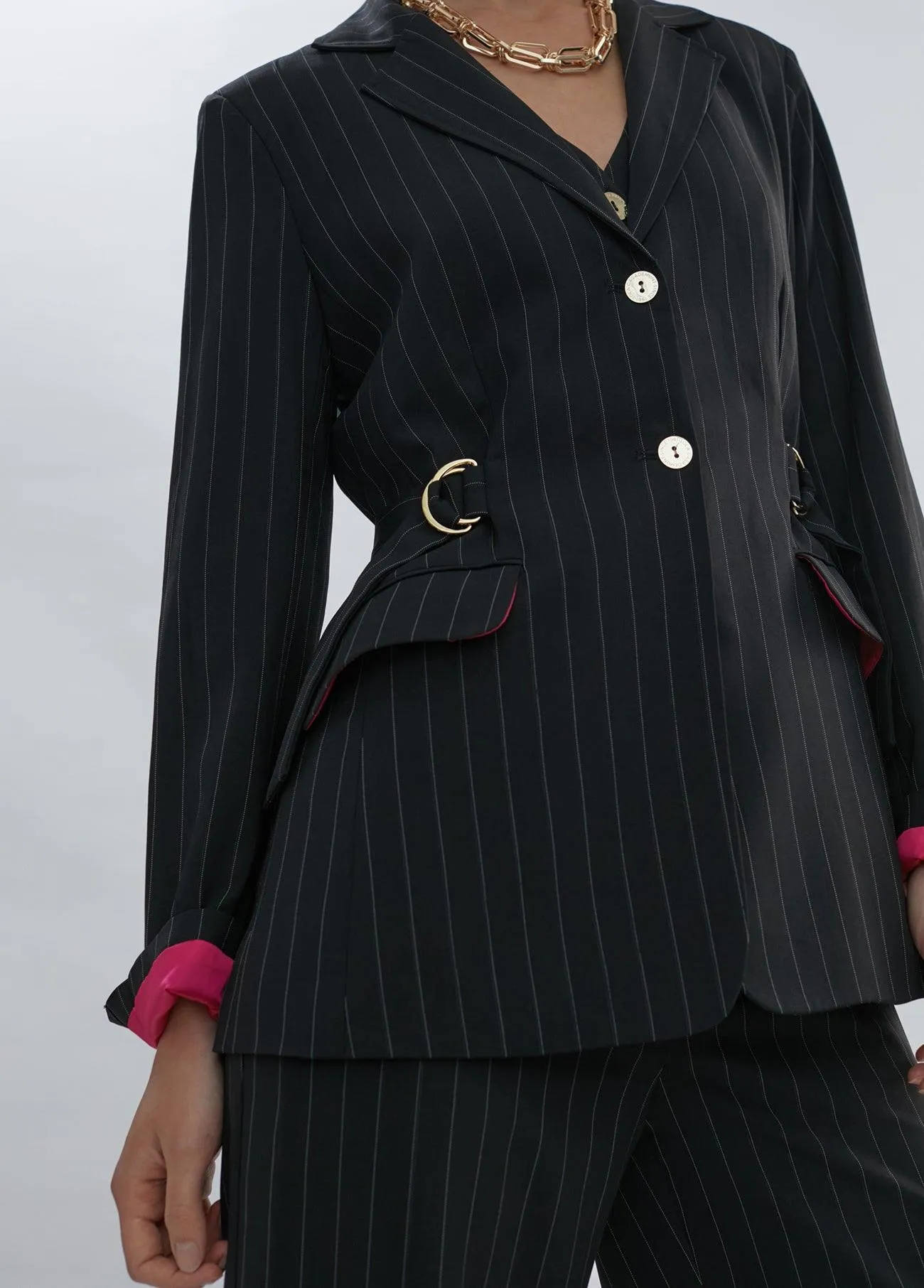 Pinstripe blazer