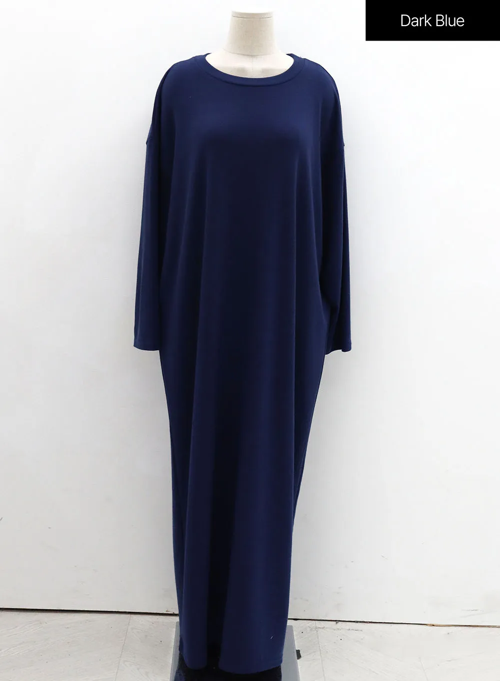 Plus Round Neck Long Skirt IS02