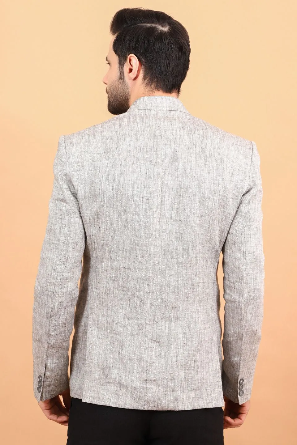 Poly Viscose Grey Blazer