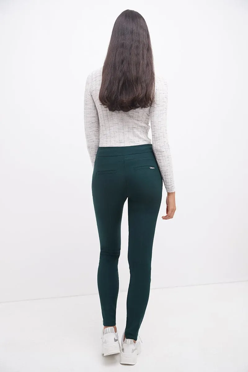 Pull-on skinny pants