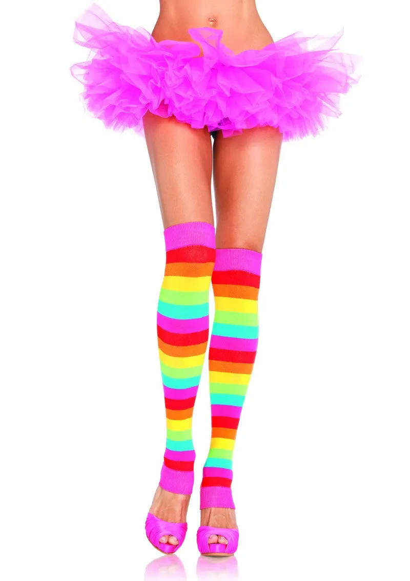 Rainbow Leg Warmers - Leg Avenue