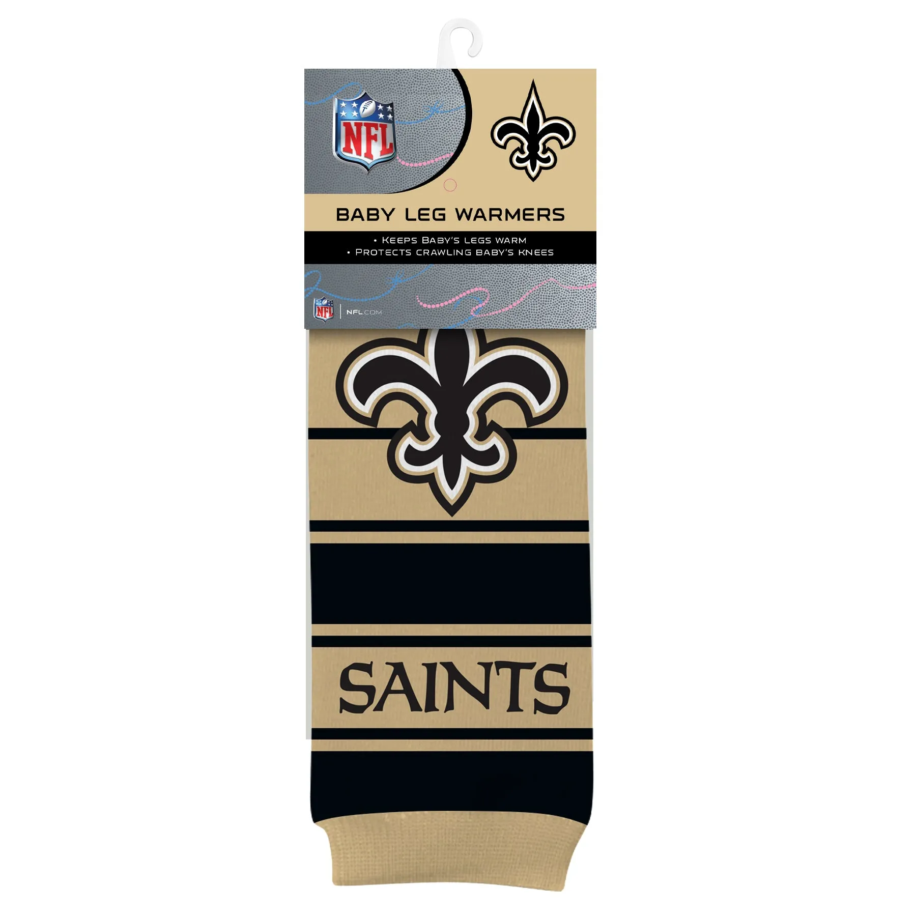 Saints Infant Football Leg Warmers