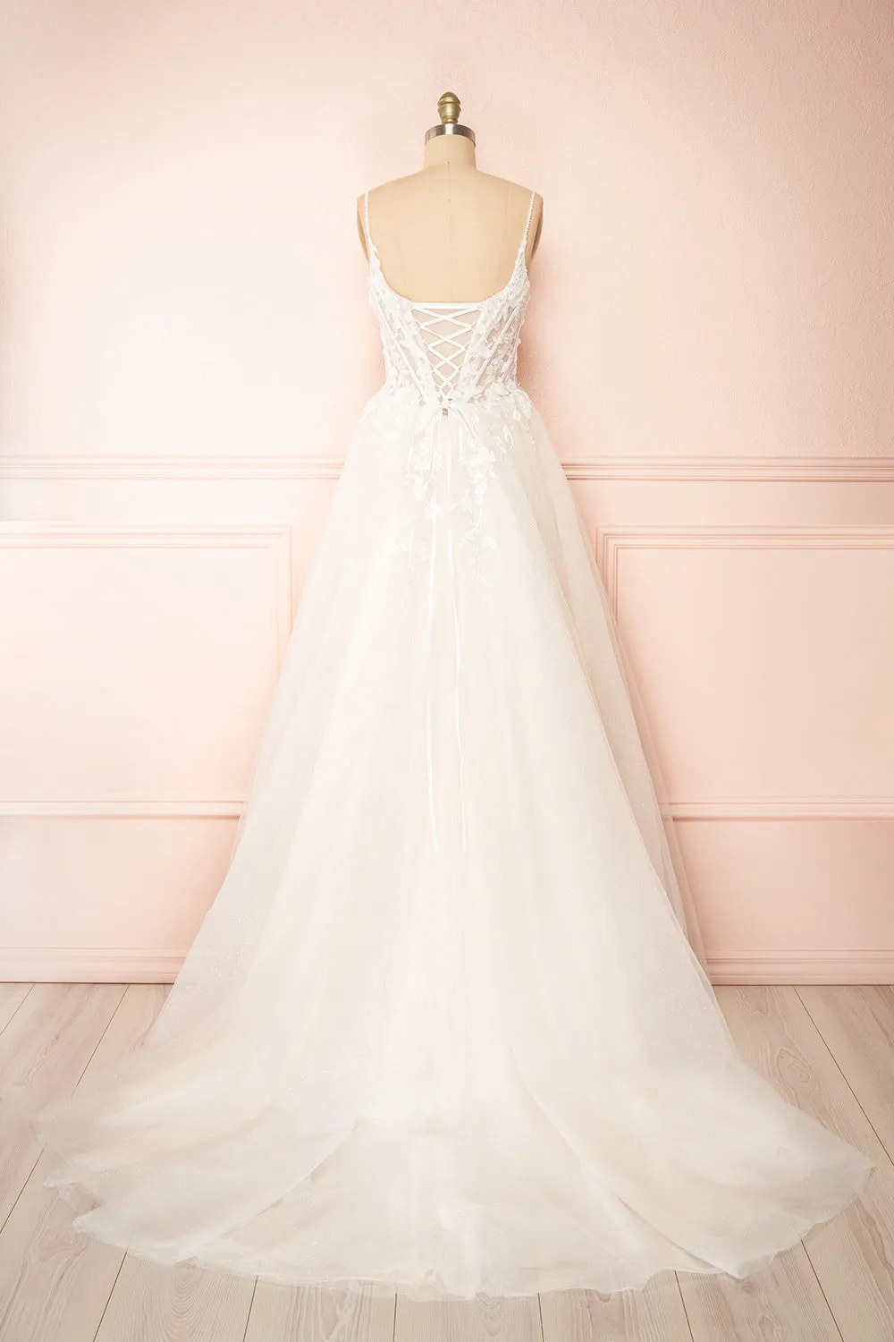 Sarienne | Sparkly A-Line Bridal Tulle Dress