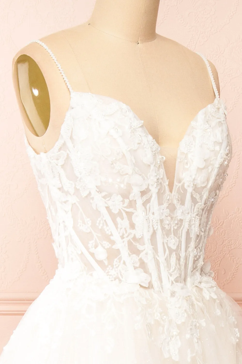 Sarienne | Sparkly A-Line Bridal Tulle Dress