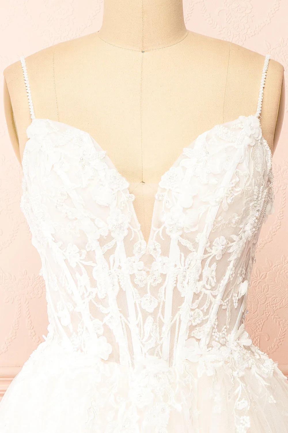 Sarienne | Sparkly A-Line Bridal Tulle Dress