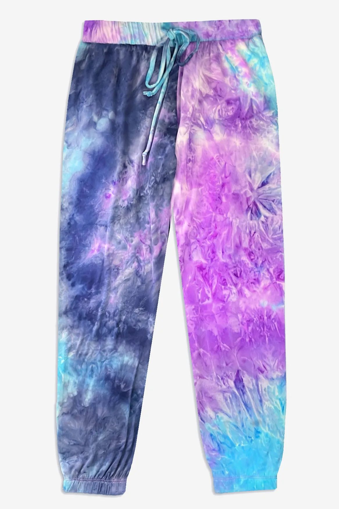 Simply Soft Easy Jogger - Purple Turquoise Tie Dye