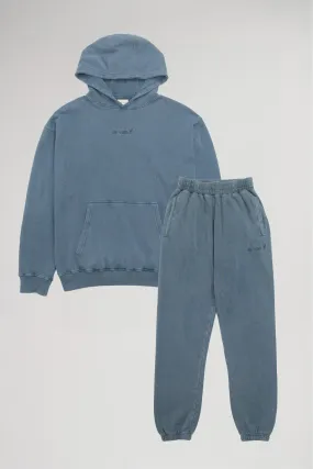 SUSTAIN WASHED BLUE HOODIE & JOGGERS SET