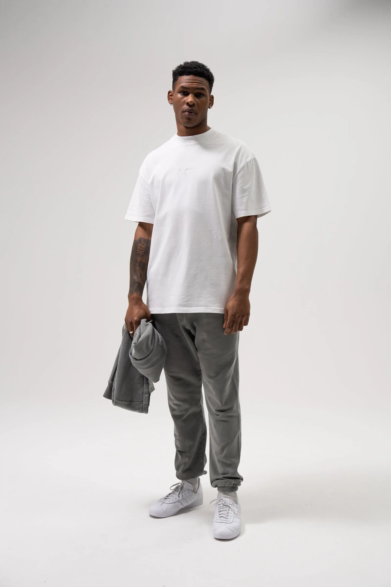 SUSTAIN WASHED GREY JOGGERS