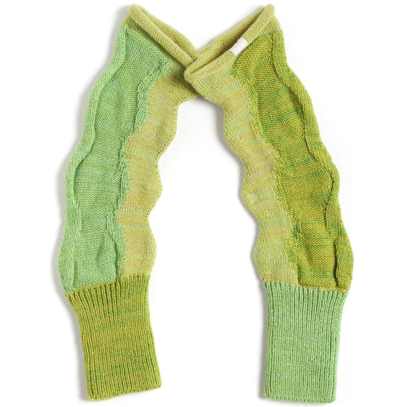 TAMAKI NIIME Knit Arm Warmers - Pear Mix