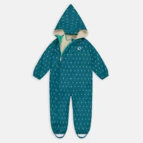 Teal Raindrop All-in-one Scampsuit (6-12 Months)