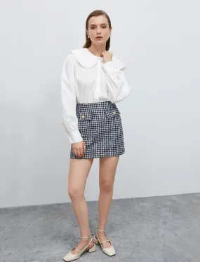 Textured Mini Skirt