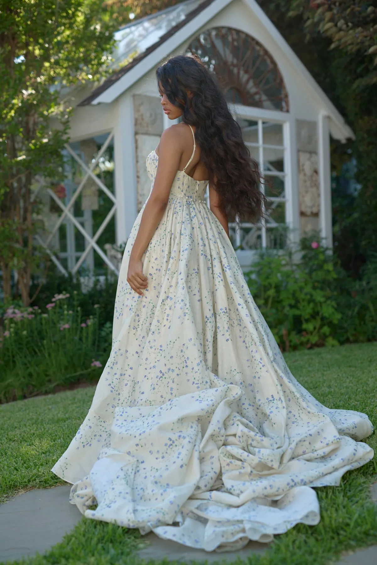 The Blue Vine Roman Holiday Gown