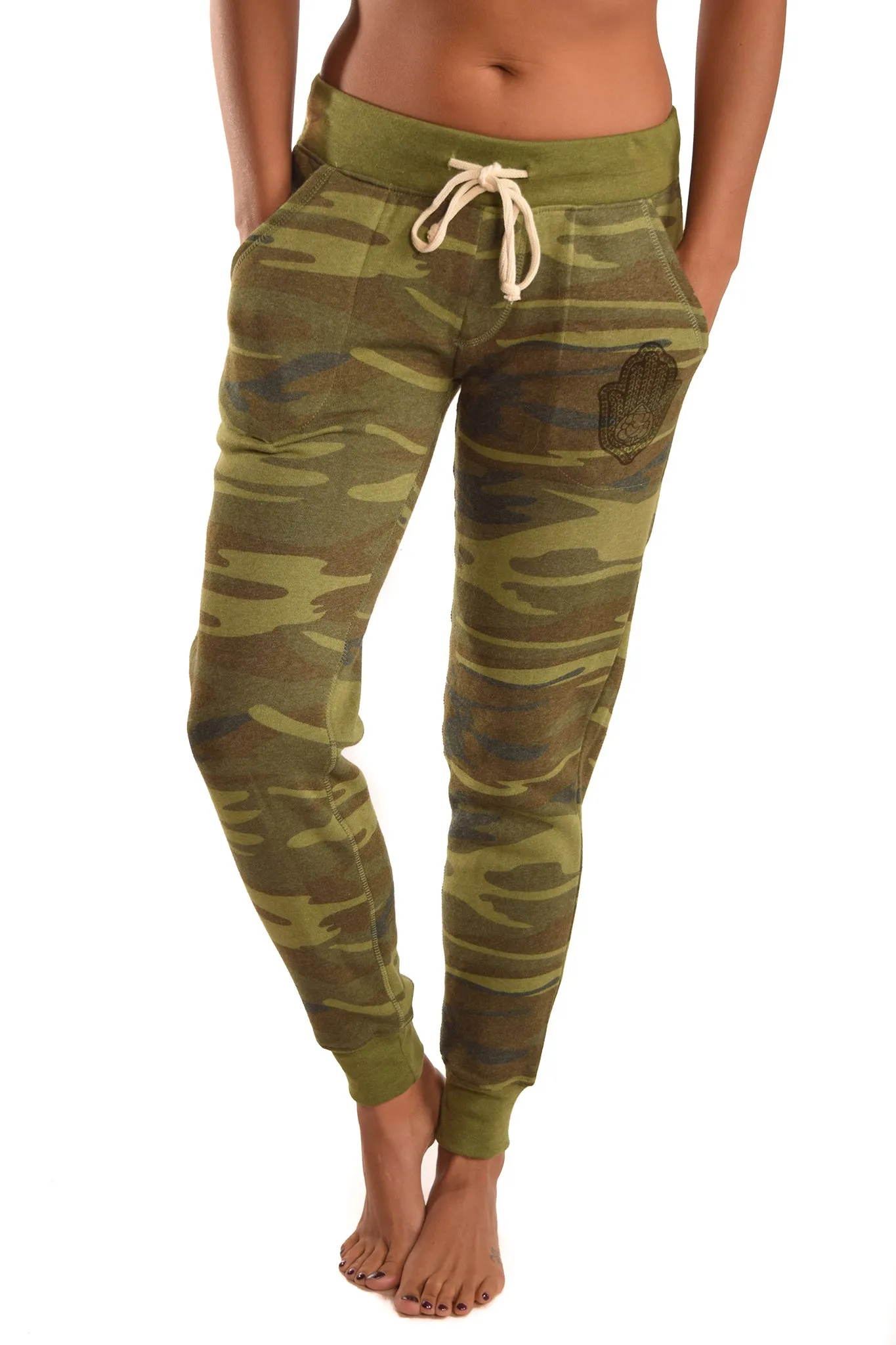 Third Eye Threads Camo Jogger with Diamond Crystal Logo