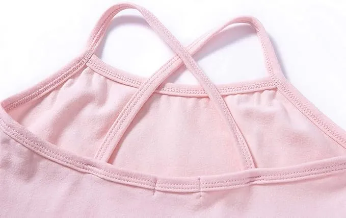 Toddler Pink Camisole Skirted Leo