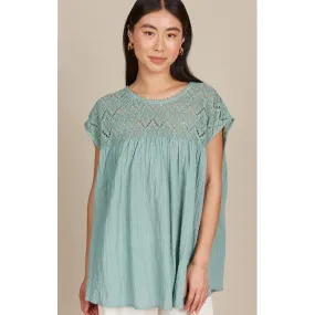 Top Fleur Relaxed ONE SIZE - Seafoam