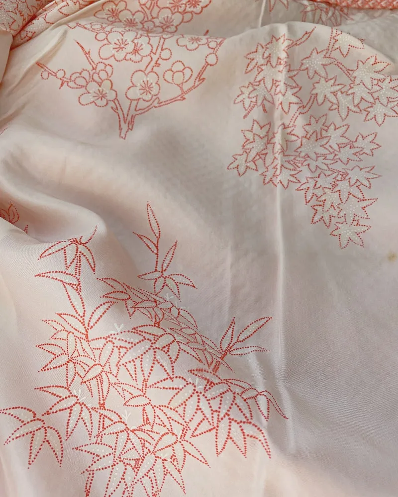 Tortoise in coral Haori Kimono Jacket