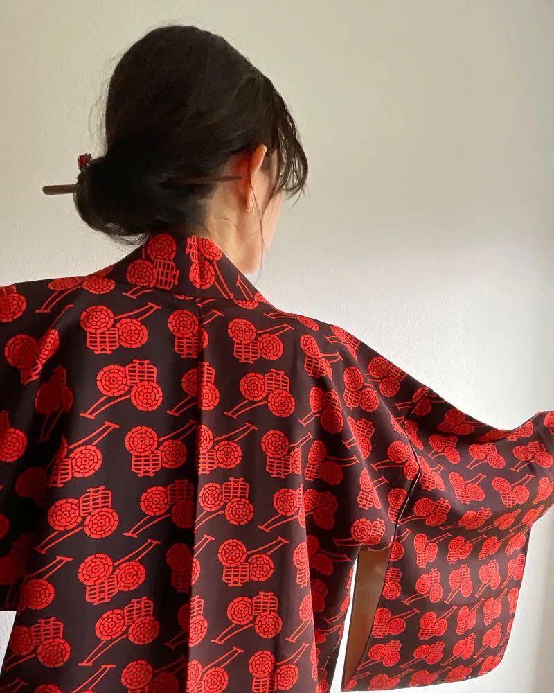 Traditional Wagon Haori Kimono Jacket