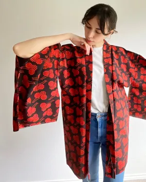 Traditional Wagon Haori Kimono Jacket