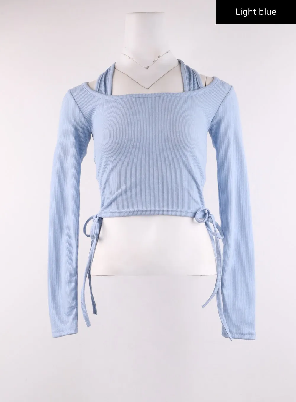 U-Neck Layered Crop Top IJ430