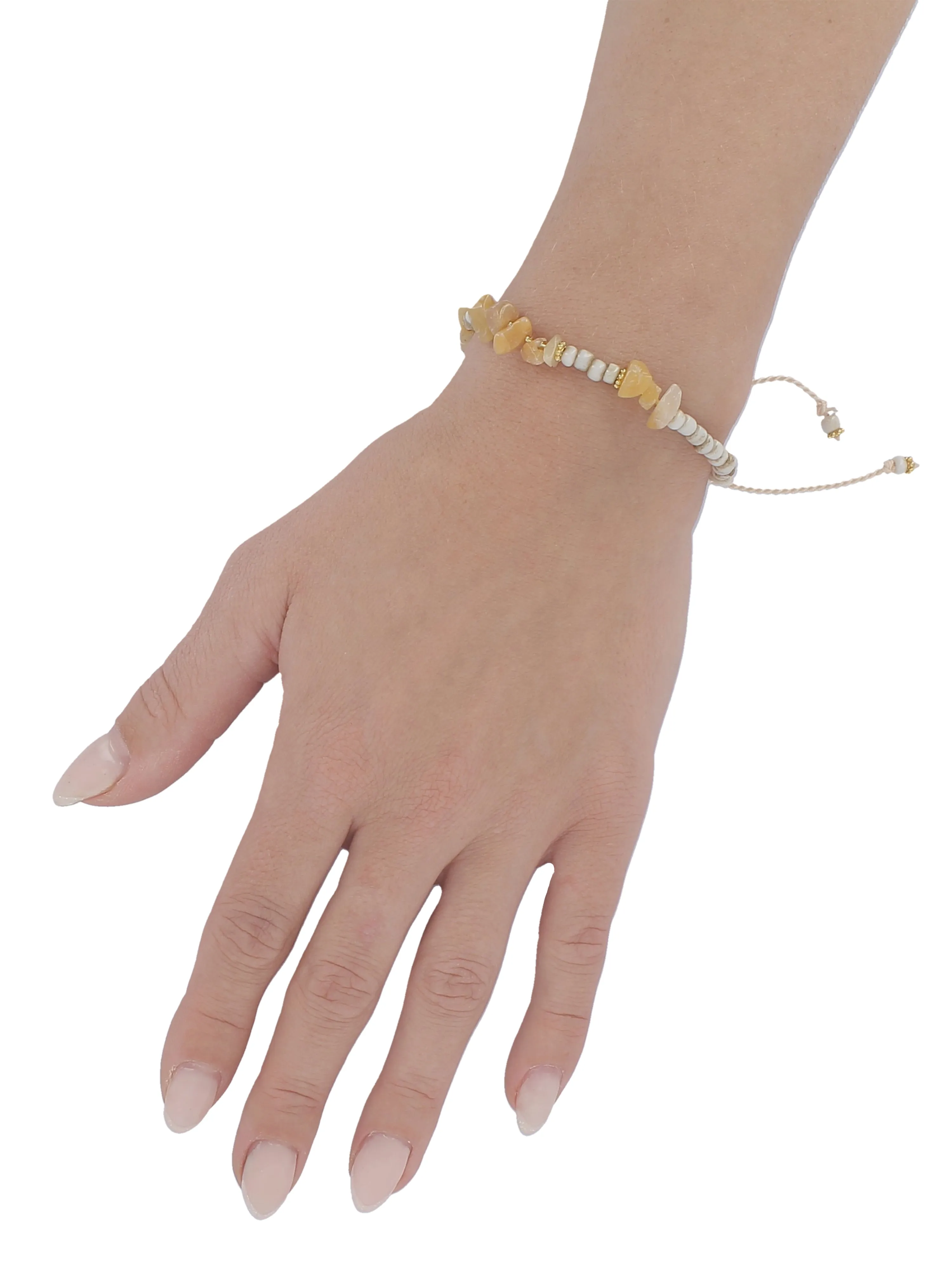 Ulla Bracelet - creme mix