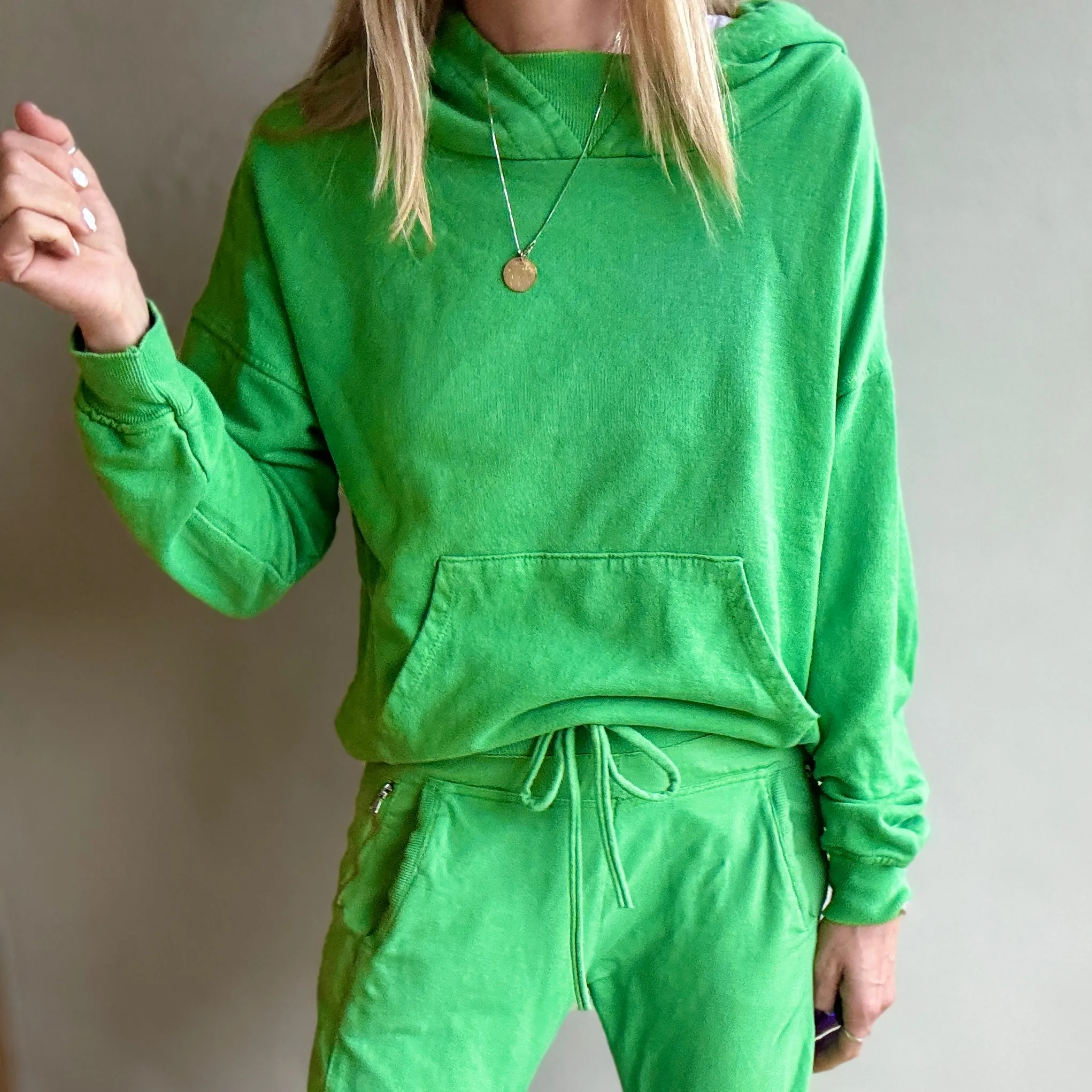 ULTIMATE NEON GREEN  super slouchy hoody