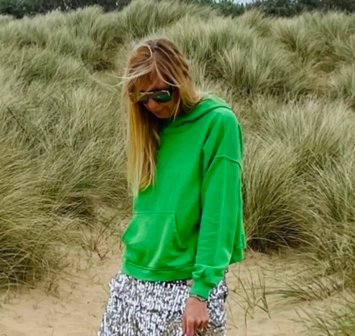 ULTIMATE NEON GREEN  super slouchy hoody