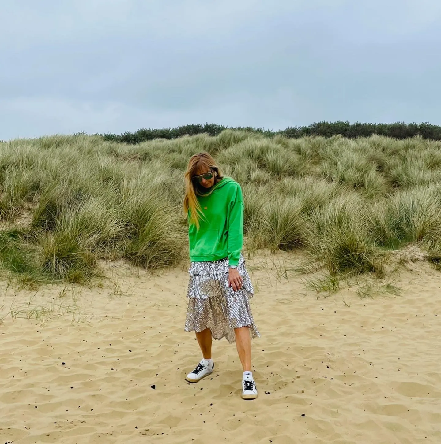 ULTIMATE NEON GREEN  super slouchy hoody