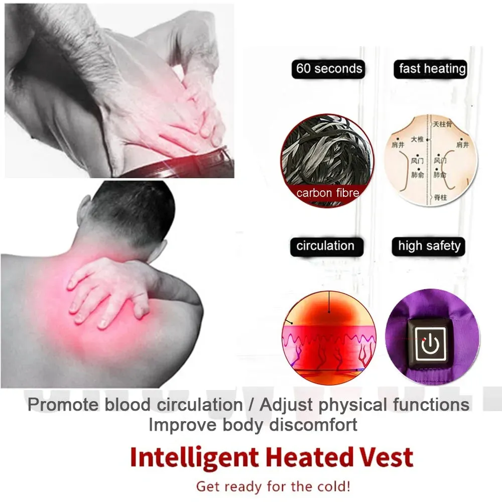 USB Infrared Heating Vest