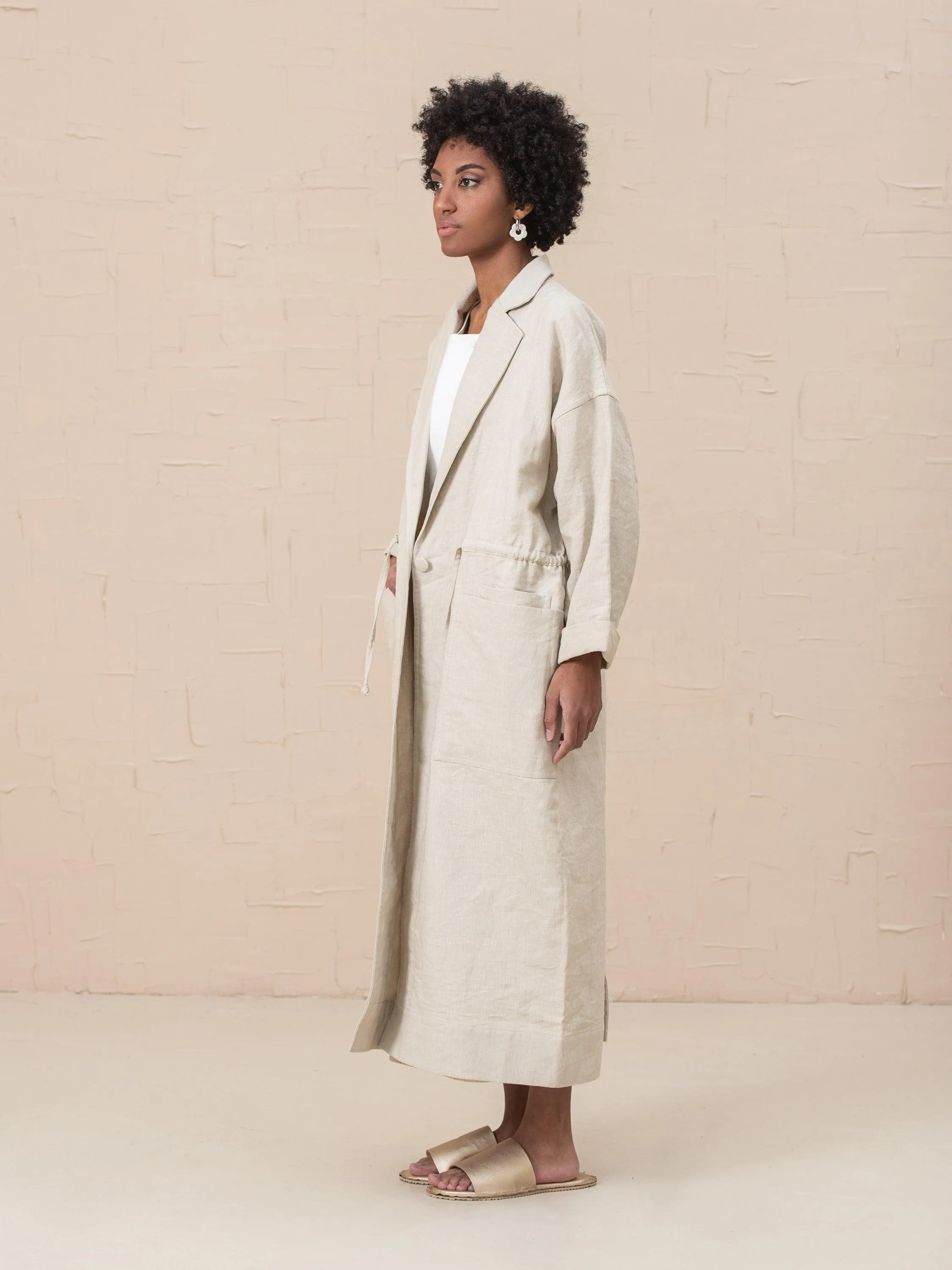 Victor Drawstring Waist Coat