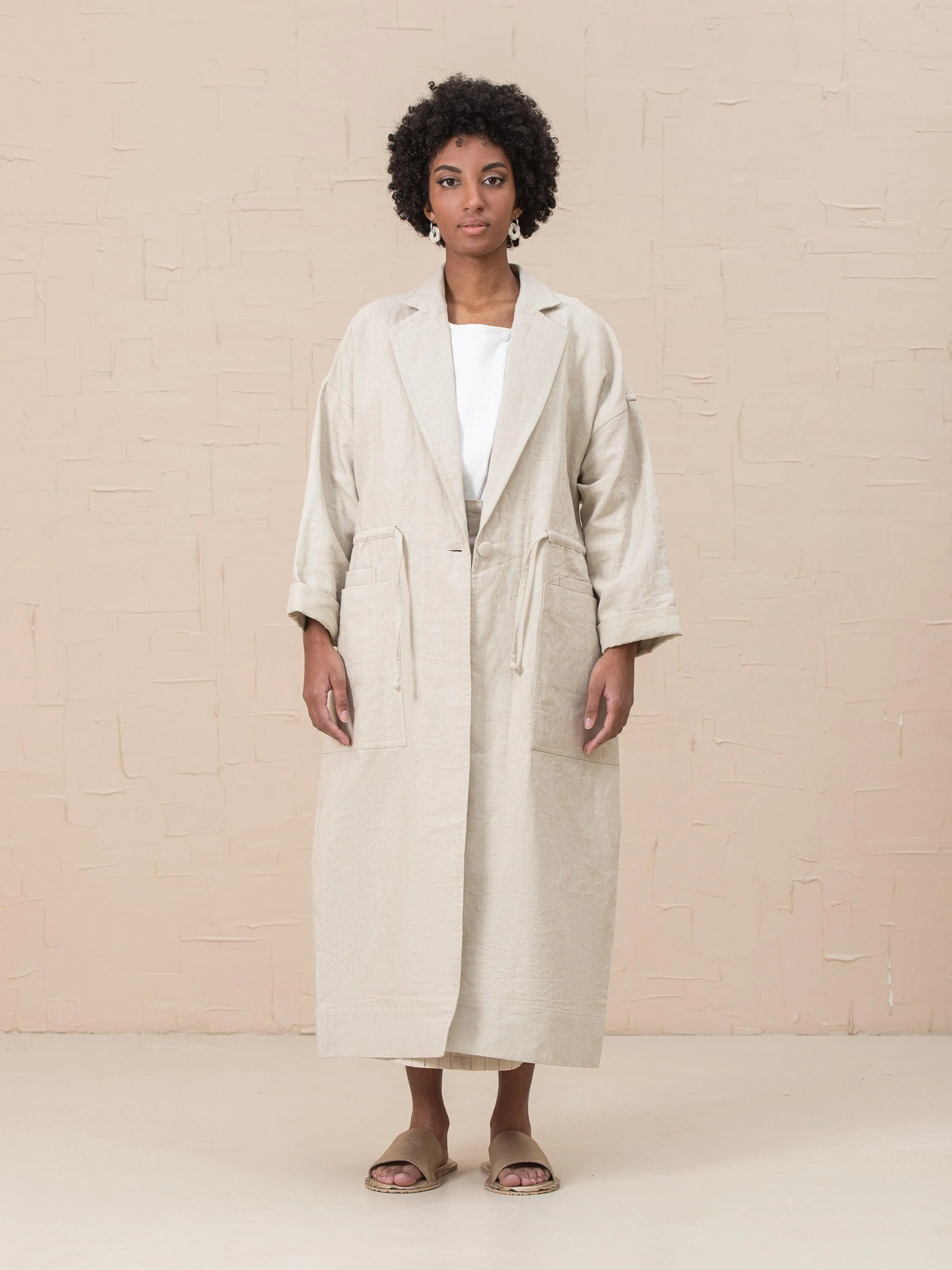 Victor Drawstring Waist Coat