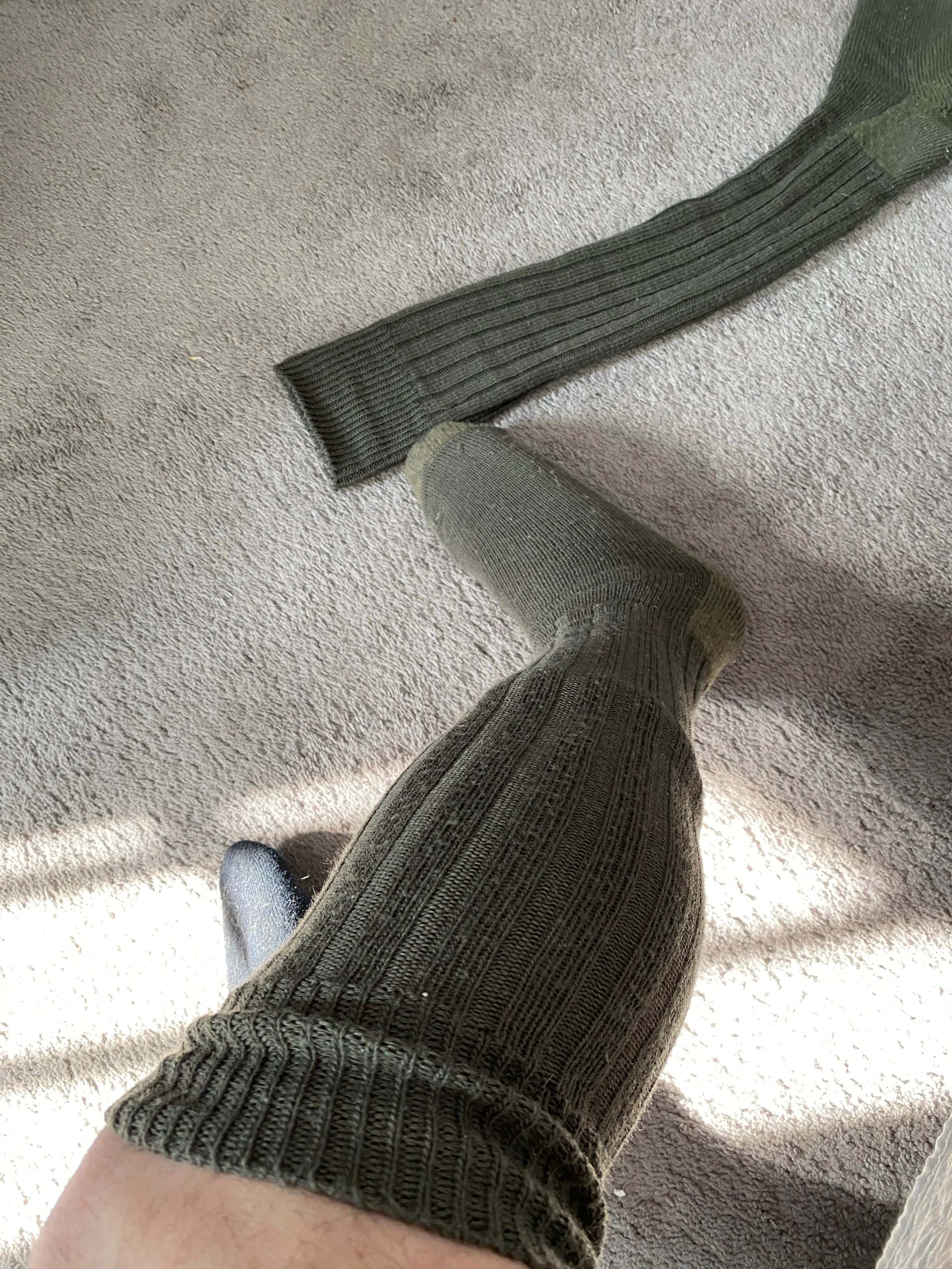 Vintage German Military Bundeswehr Long Wool Socks