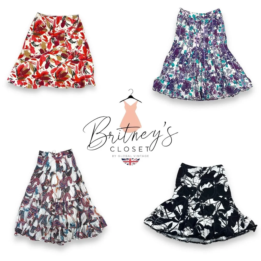 Winter Blossom Y2K Cotton Skirts - 15 Pieces ( BC-10-48 )