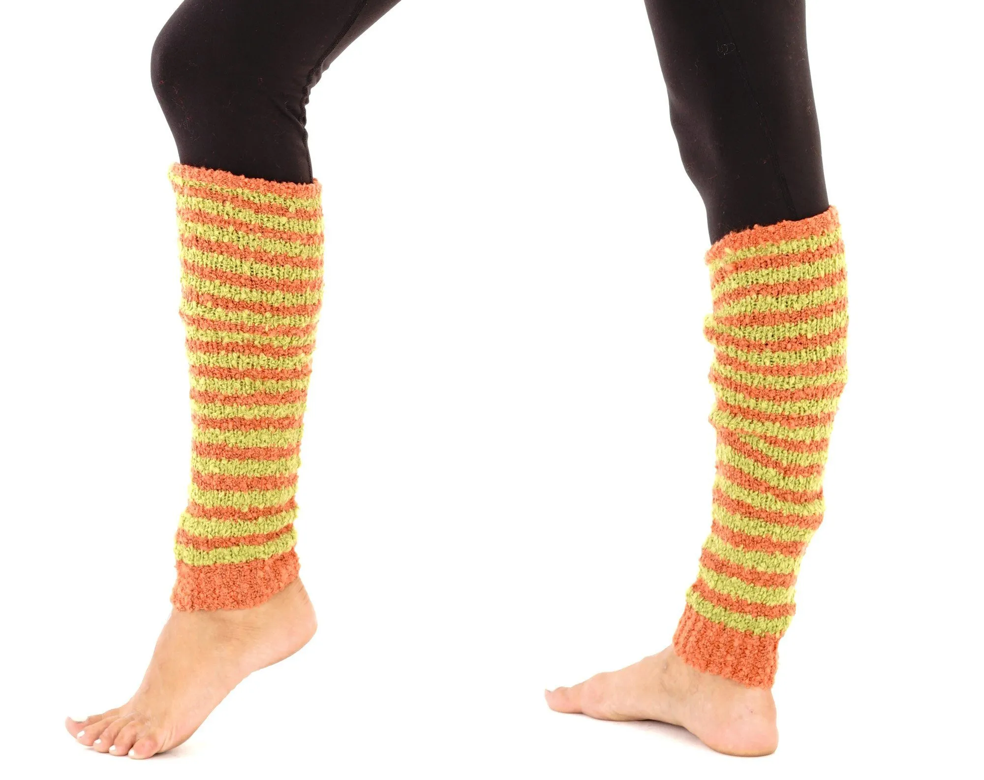 Womens Fuzzy Winter Leg Warmers