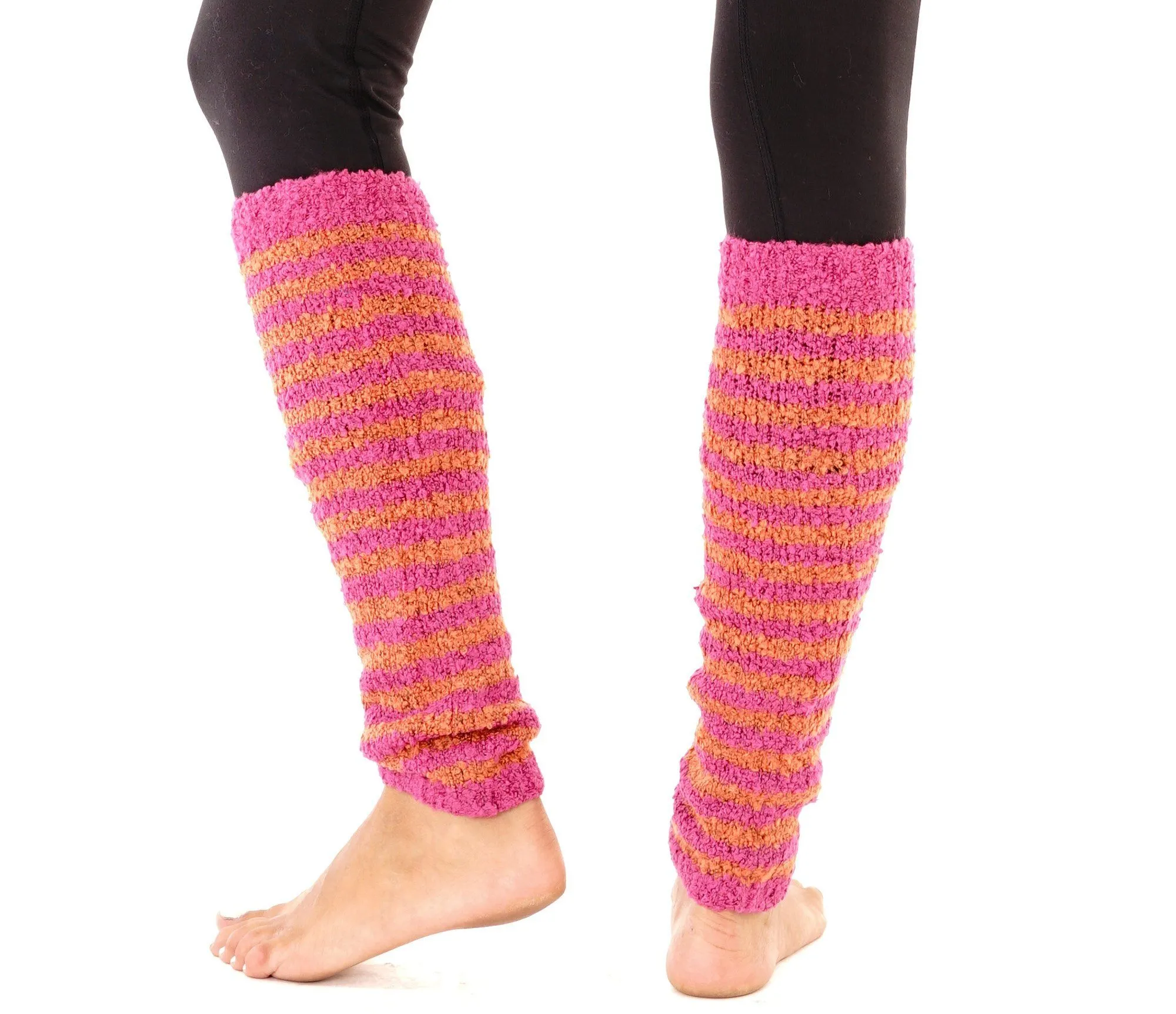 Womens Fuzzy Winter Leg Warmers