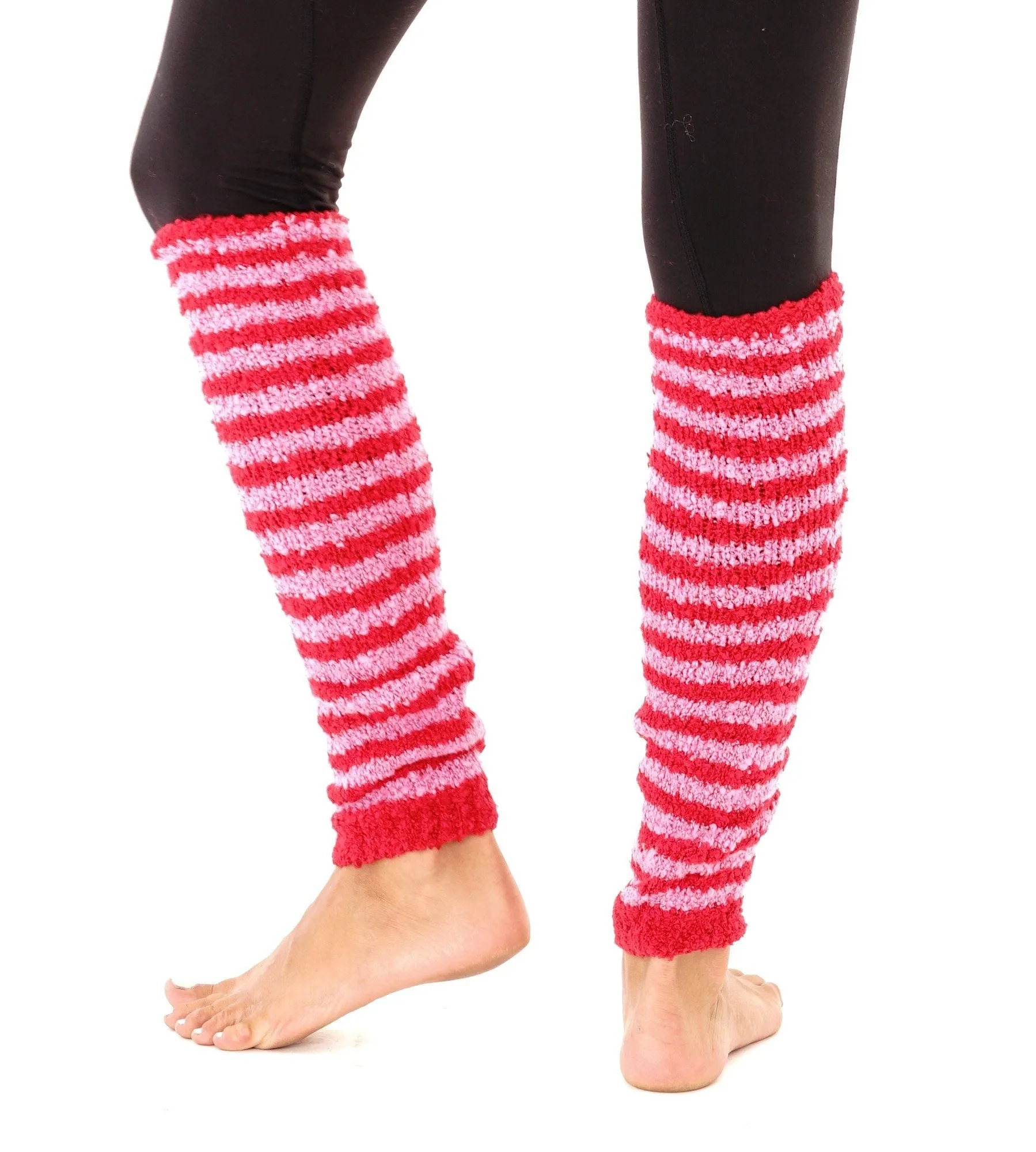 Womens Fuzzy Winter Leg Warmers