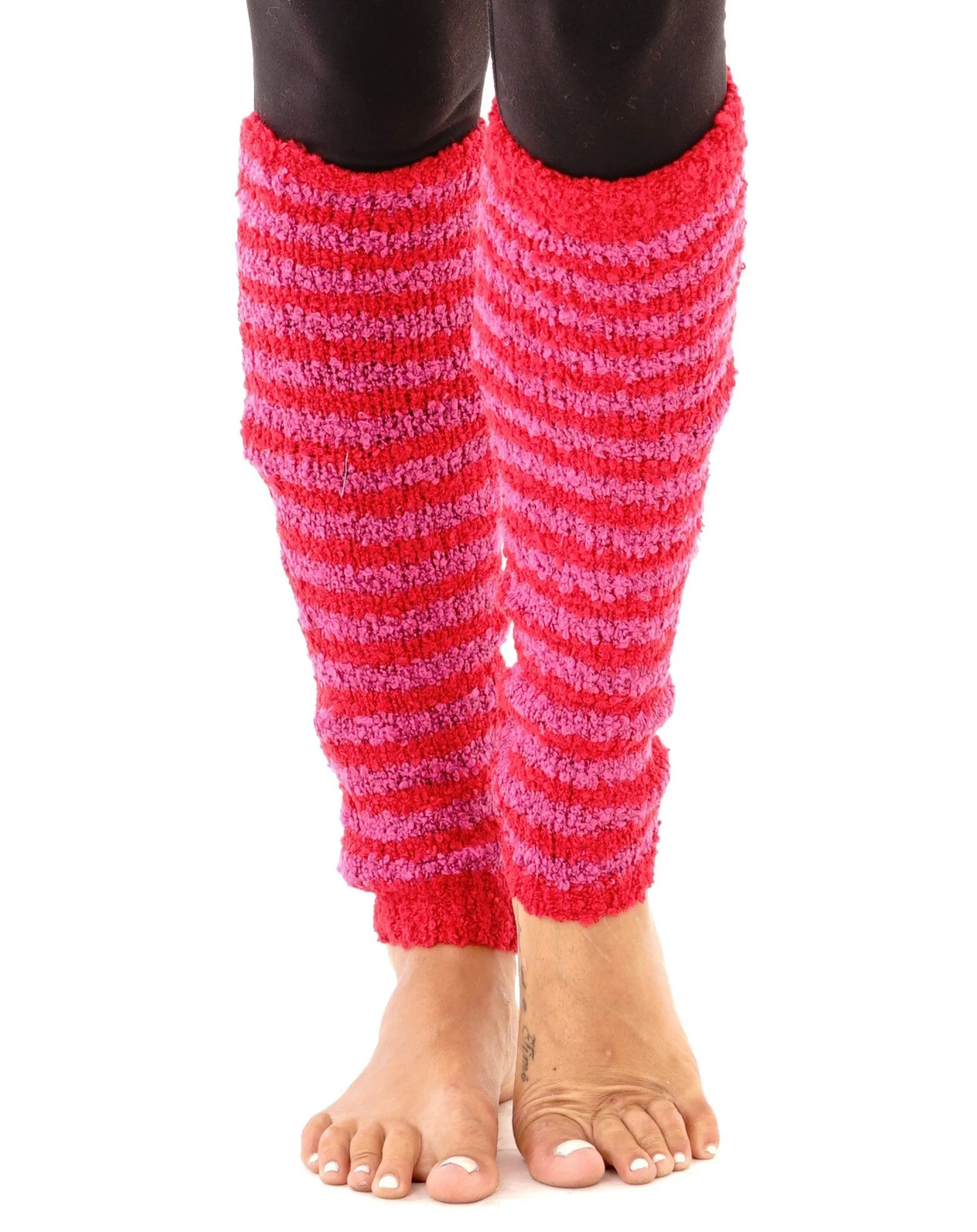 Womens Fuzzy Winter Leg Warmers