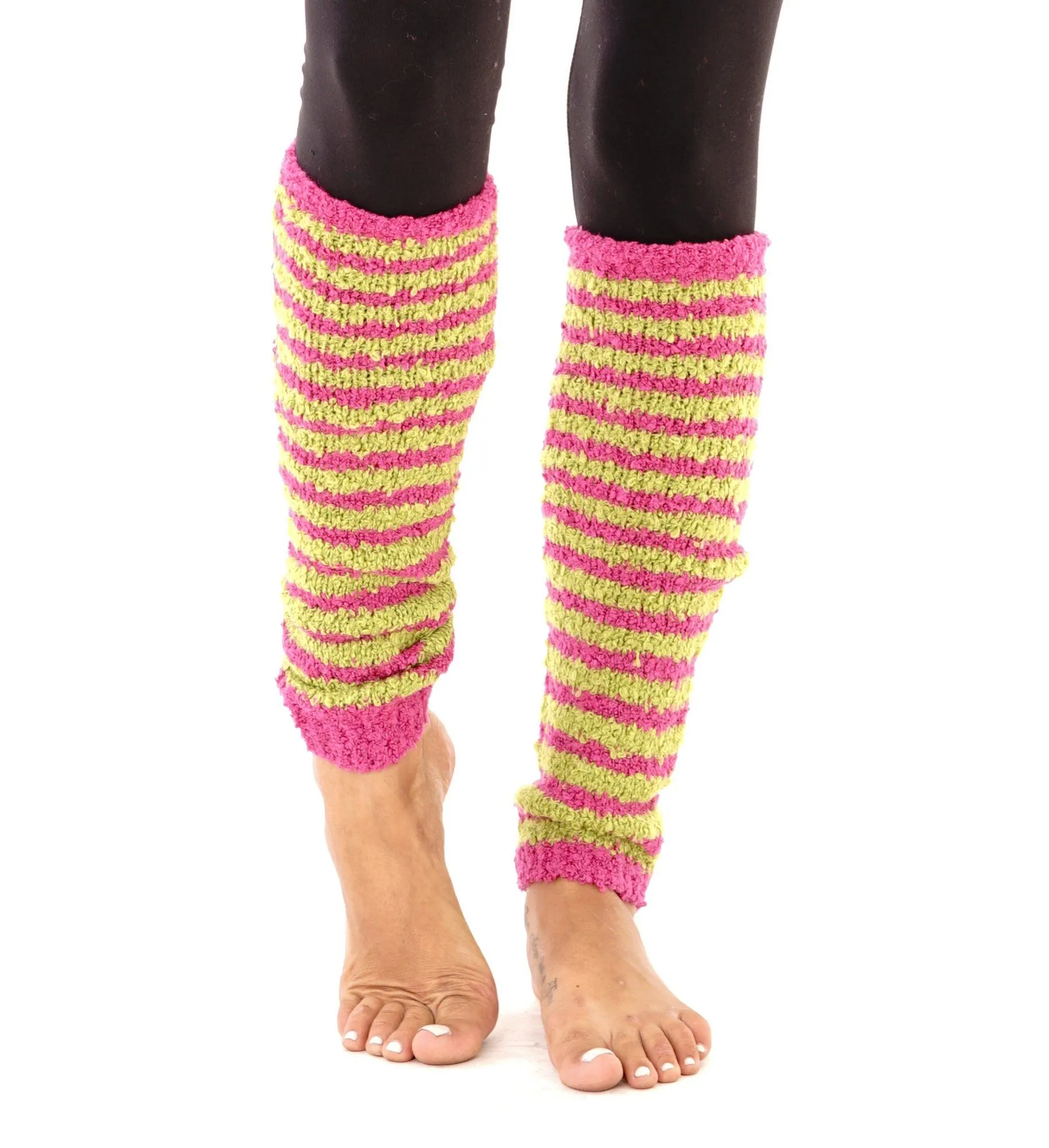 Womens Fuzzy Winter Leg Warmers