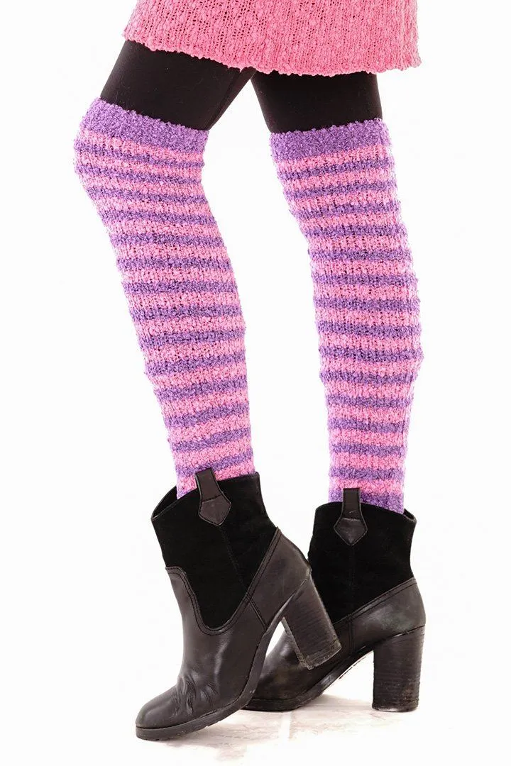 Womens Fuzzy Winter Leg Warmers