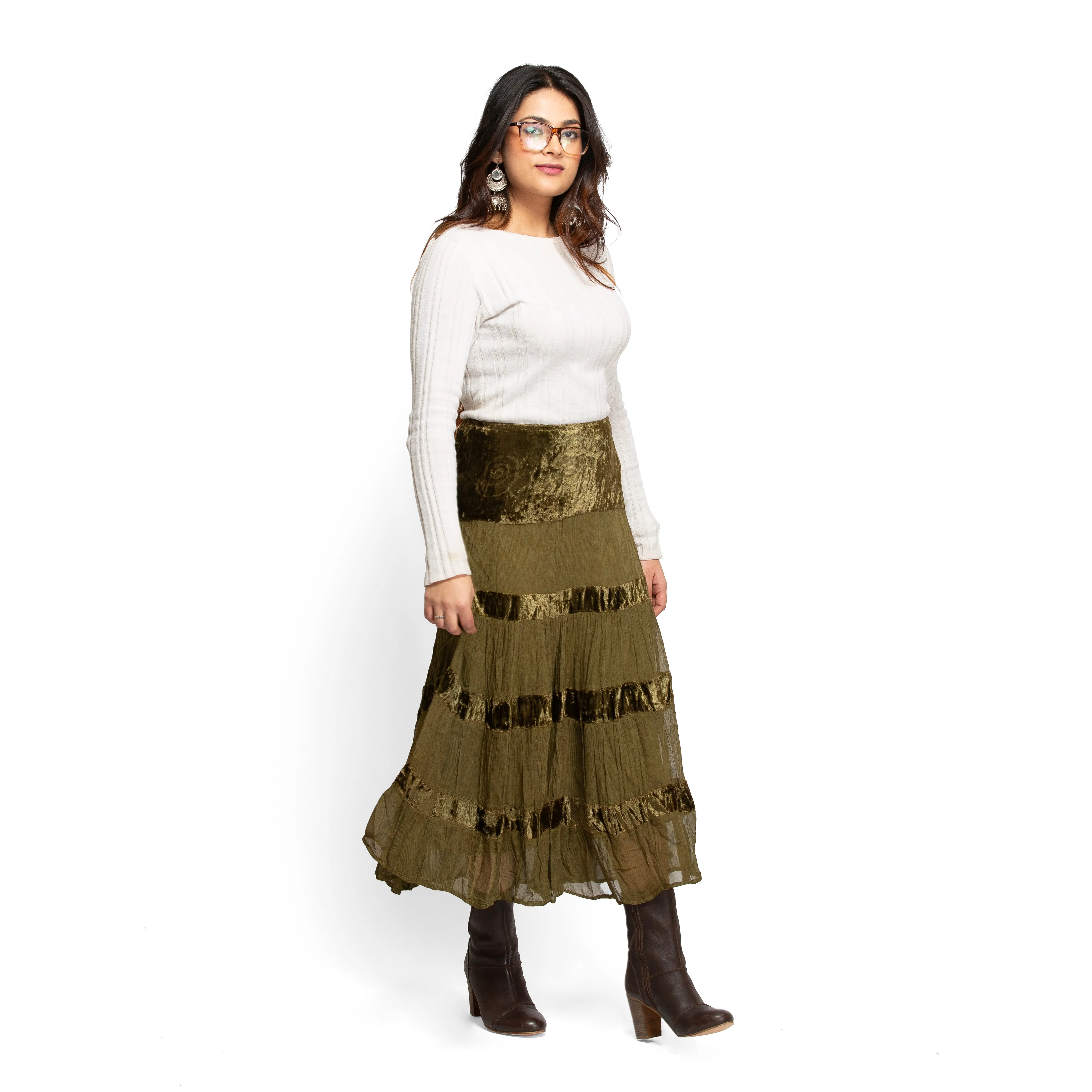 Women'S Panel Skirt