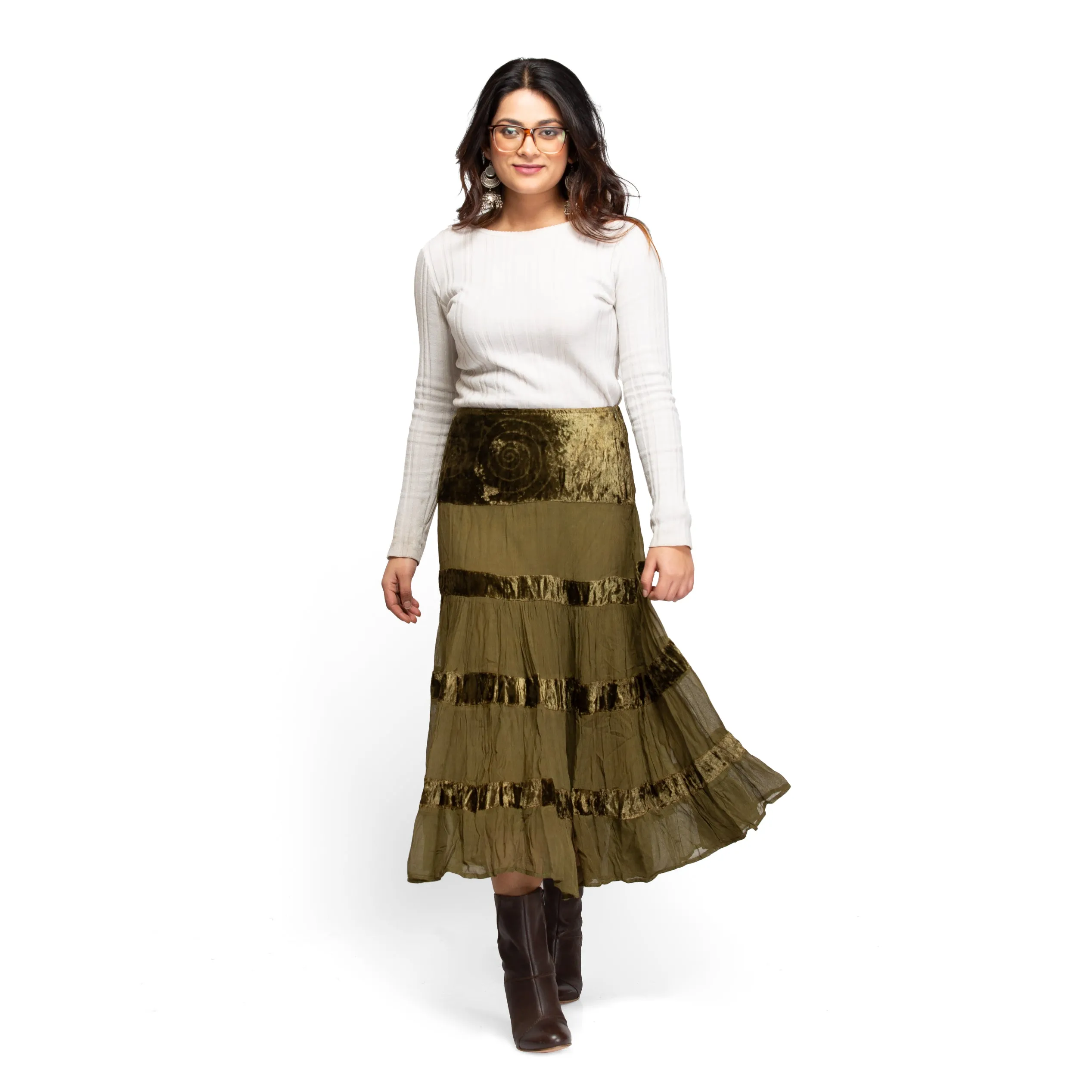 Women'S Panel Skirt