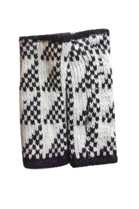 Women's Woolen Knitted Handwarmer Fleece Lined Winter Arm Warmers