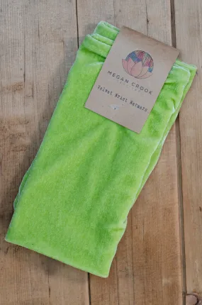 Wrist Warmers Set in Citrus Green